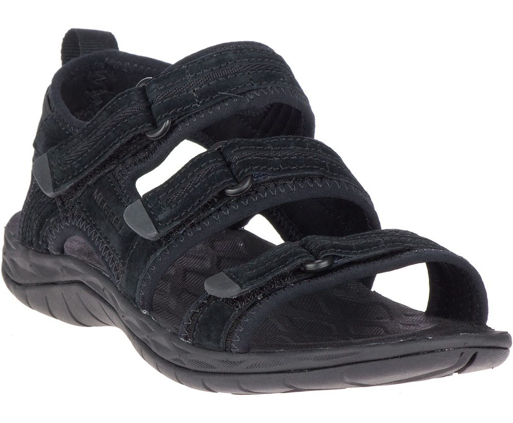 Sandały Merrell Damskie Czarne - Siren 2 Strap - 865423-ZXJ